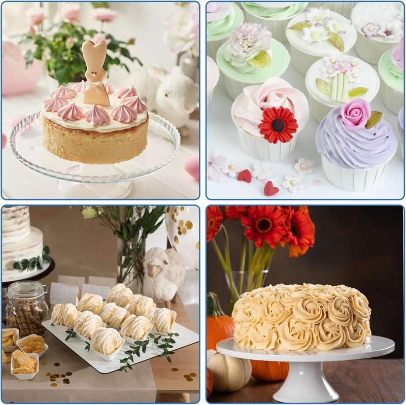 Flower Piping Tips Set, 4Pcs 1M 2D 4B 6B Star Tips for Piping, Open Star gallery