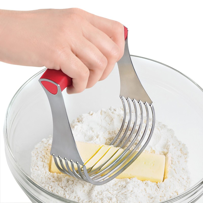 Cuisipro 5.25 Inch Deluxe Pastry Blender, Red gallery