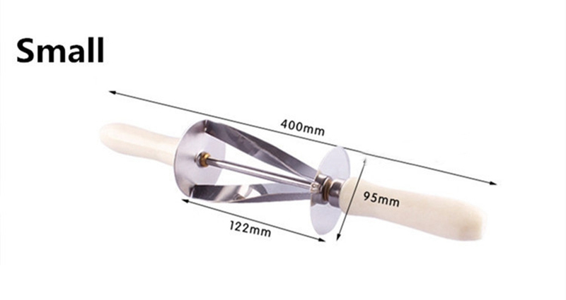 Small Size Bread Croissant Pizza Tools Stainless Steel Trigon Dough Cutter Maker gallery