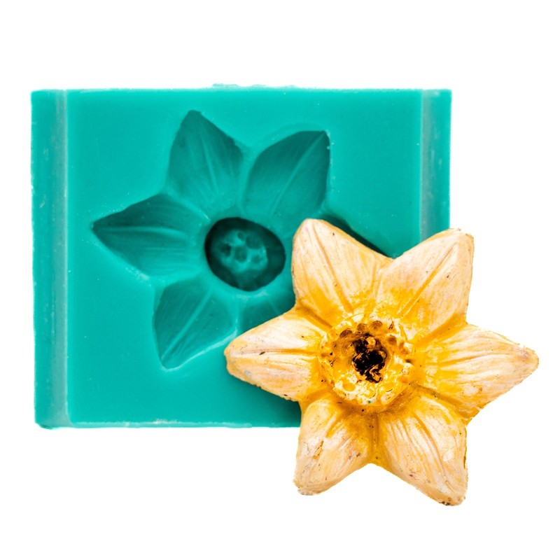 Daffodil Flower Silicone Mold Cake Decorating Mold Jewelry Mold Flexible (511) gallery