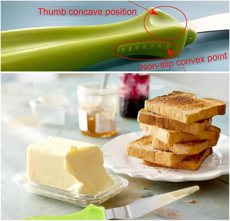 Cake Cream Spatulas, 3 Pieces of Cake Angled Spatula with Stainless Steel, Profe gallery