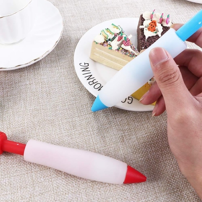 2pcs Baking Tool Chocolate Jam Writing Pen Cake Graffiti Pen Squeeze Cream Gun gallery