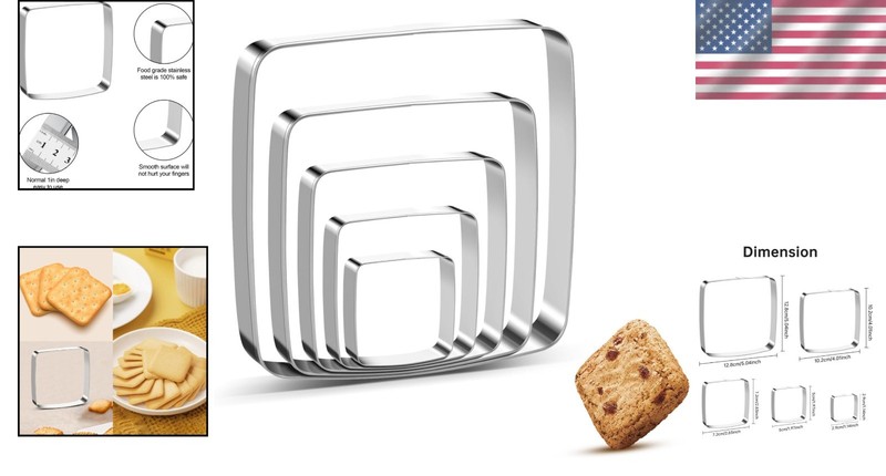 Dishwasher Safe Stainless Steel Cookie Cutters for Kids’ Baking Activities gallery