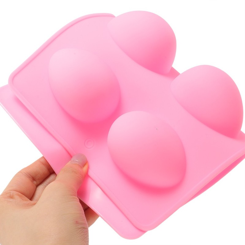 8 Cavities Oval Egg Shape Silicone Mold DIY Easter Eggs Cake Fondant Jelly gallery