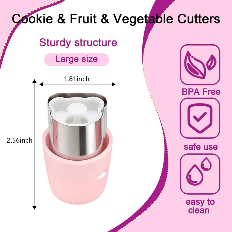 20Pcs Cookie Cutters & Biscuit Cutter Set - Multi-Shape Fruit/Vegetable Cutte... gallery