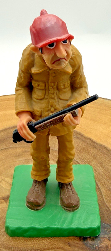 Vintage WILTON Hunter Old Man Cake Topper Decoration Hong Kong 1978 6″