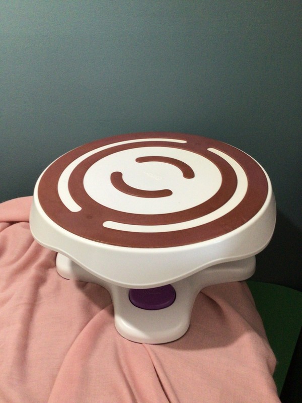 12″ Spin & Tilt Wilton Stand for Ease of Cake Decorating Tilts and Spins Well