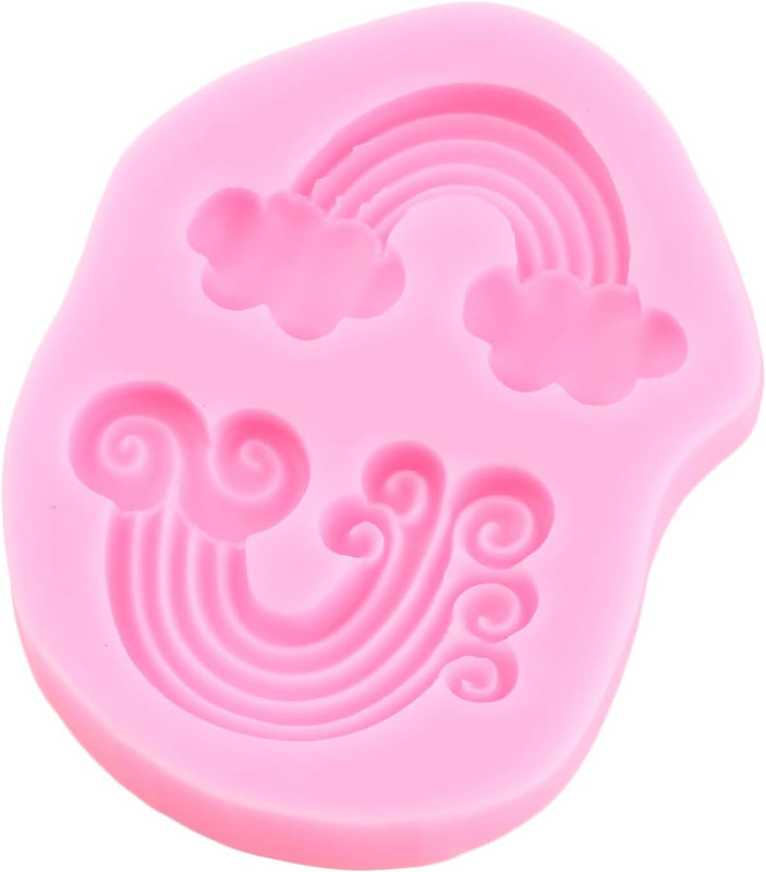Rainbow Cloud Silicone Molds Set for Cake Decoration and Candy Crafts gallery