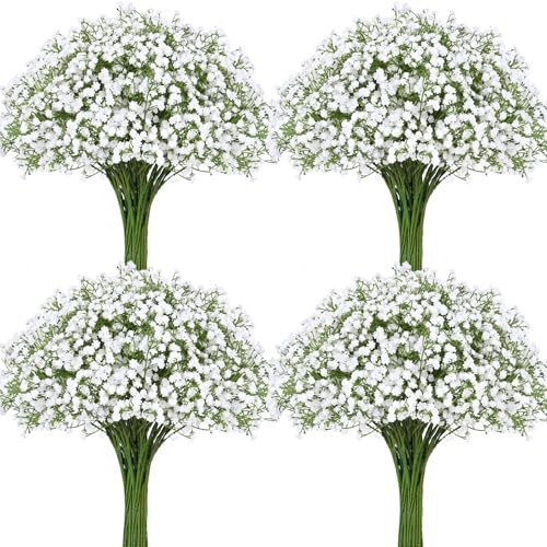Babys Breath Artificial Flowers, Baby Breath Flowers Artificial 30 Pcs White gallery