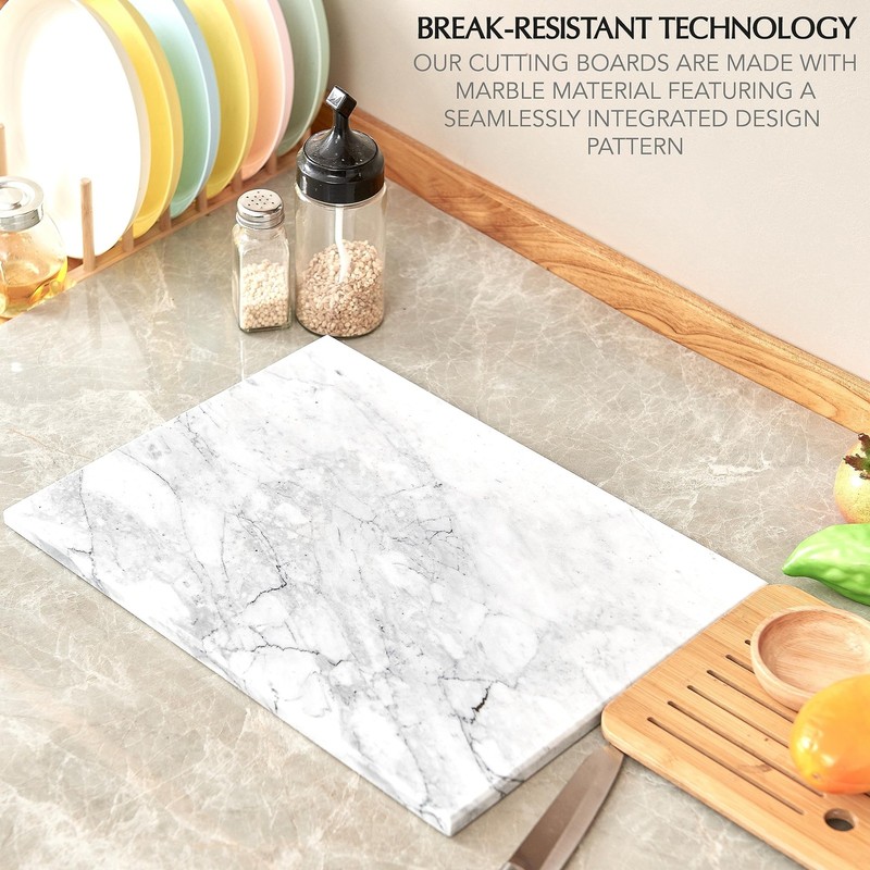 Kitchen Marble Stone Cutting Board - Marble Cutting & Charcuterie Board of 16... gallery
