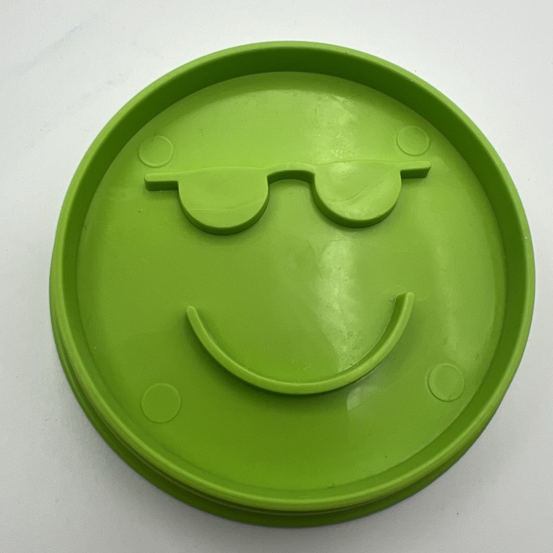 Pampered Chef Set of 7 Emoji Cookie Cutters Green Kids Baking #1443 gallery
