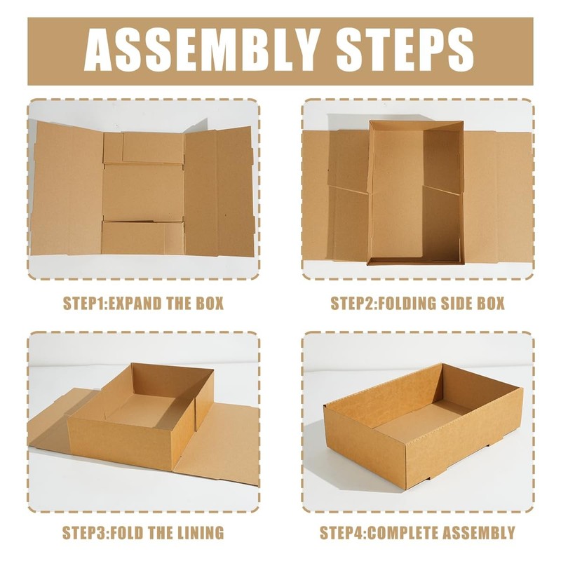 10 Pack Bakery Boxes with Window, 13.78x9.84x3.15 Inch Cookie Boxes, Large Ca... gallery