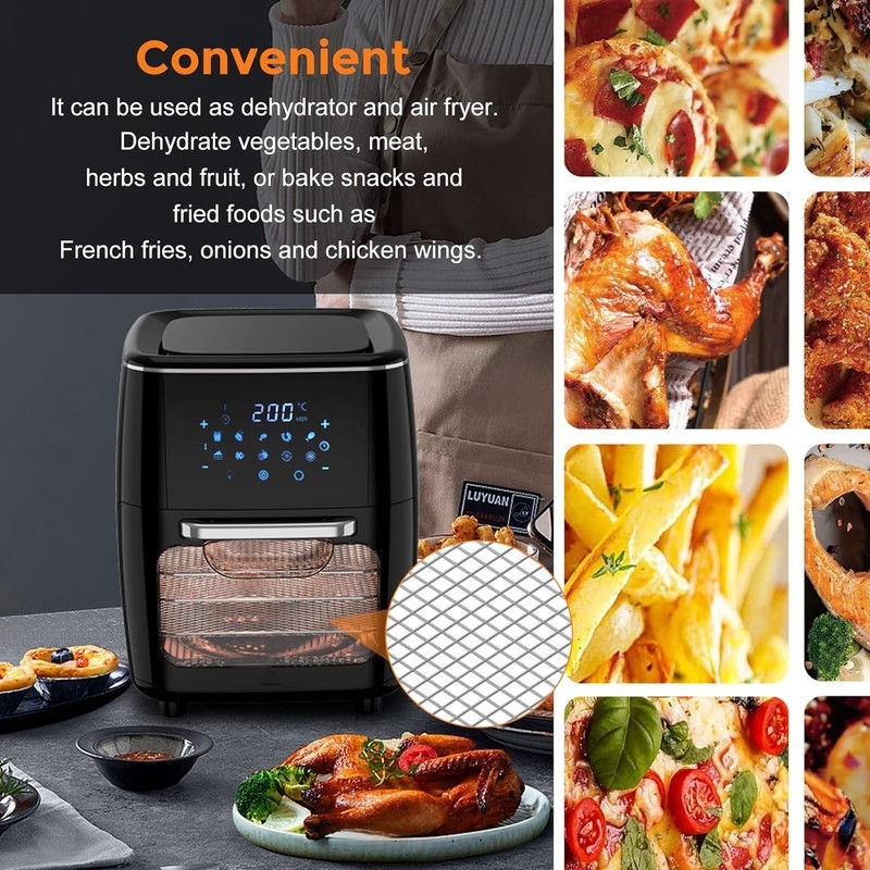 Air Fryer Rack for Oven, 3 PCS Air Fryer Oven Accessories Dehydrator Rack Rep... gallery