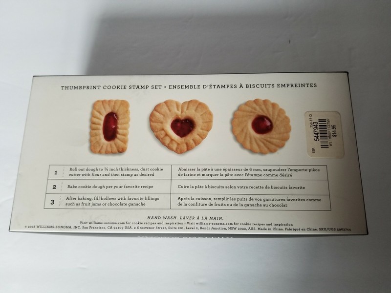 New Williams Sonoma Thumbprint Cookie Stamp Set gallery
