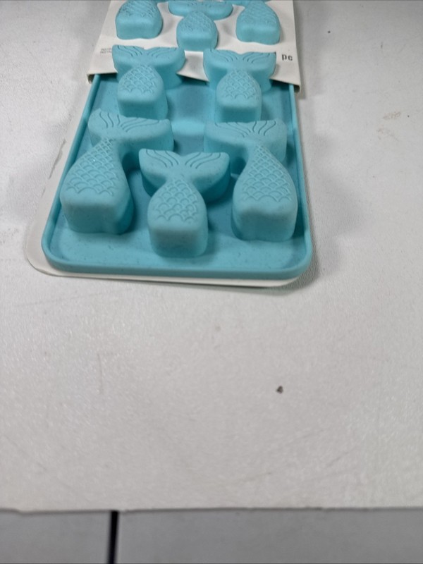 Celebrate It Mermaid Tail Silicone Candy Mold Aqua Baking Chocolate NEW gallery