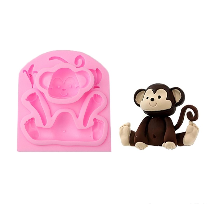 Cake Decoration Mold Cartoon Animal Baking Mould Epoxy Clay Mold Tool
