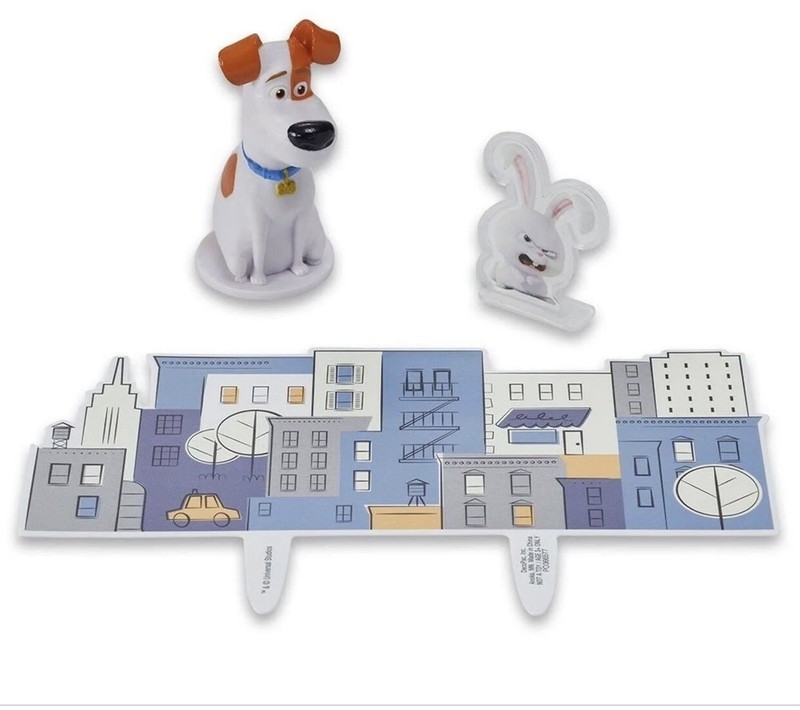 DecoPac Cake Decorating Kit Secret Life of Pets Max Snowball Decoset Dog Rabbit gallery