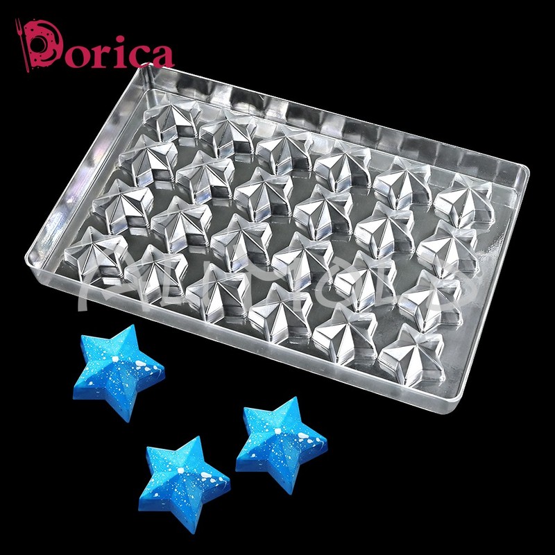 Star Chocolate Bar Mold Professional Plastic Mould Buttercream Confectionery gallery