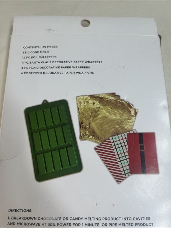 NEW Stir Holiday Candy Bar Kit Silicone mold & Wrappers gallery