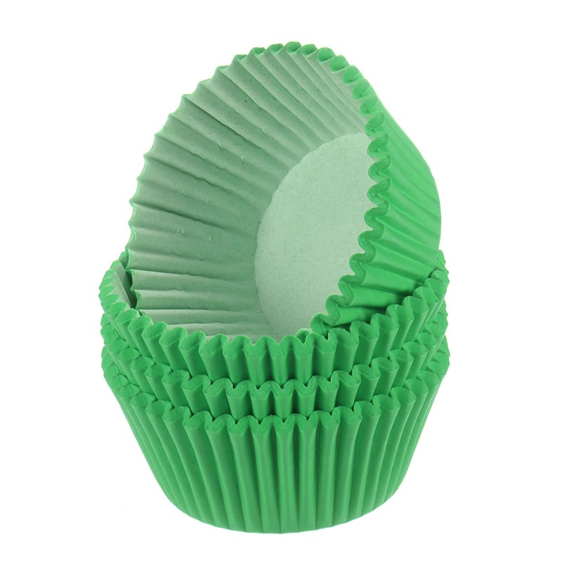 100 Count Cupcake Liners Green Cupcake Muffins Liners Paper Baking Cups