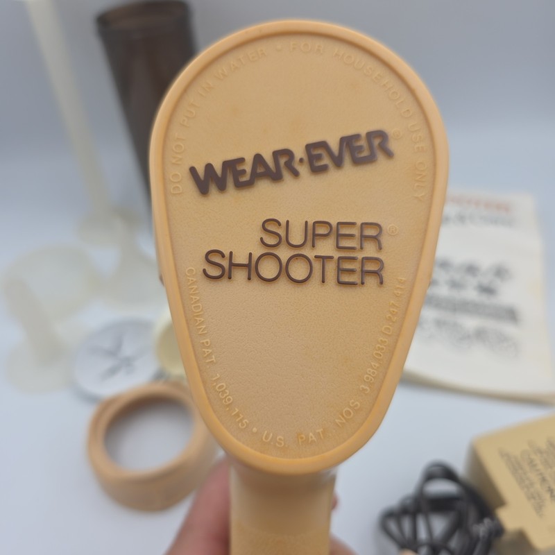 Vintage Wear Ever Super Shooter Electric Cookie Pastry Press Gun TESTED WORKS gallery