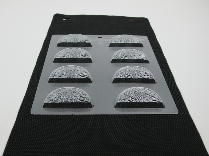 Candy Mold 8 Orange Slice Shapes Clear Plastic CK Products 90-13316 gallery