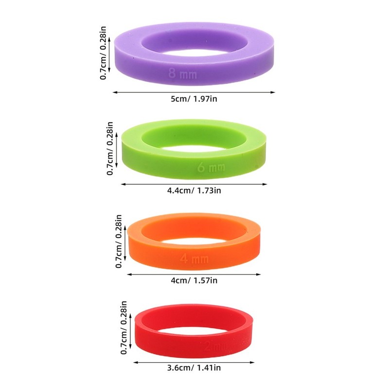 2 Sets/16pcs Rolling Pin Adjustment Ring Cookie Leveling Baking Tool Thickness gallery