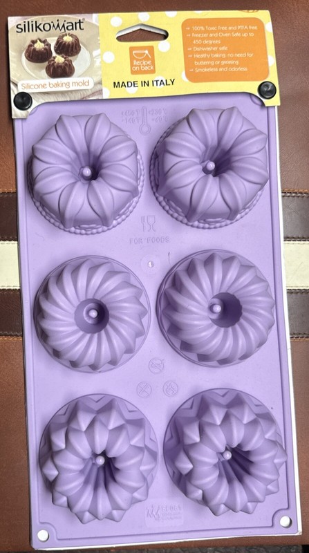 Silikomart Silicone Classic Collection Mold Shapes Mini Bundt Cakes