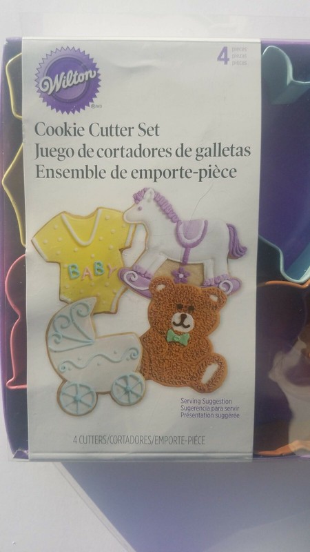Wilton 4 Piece Baby Cookie Cutter Set gallery