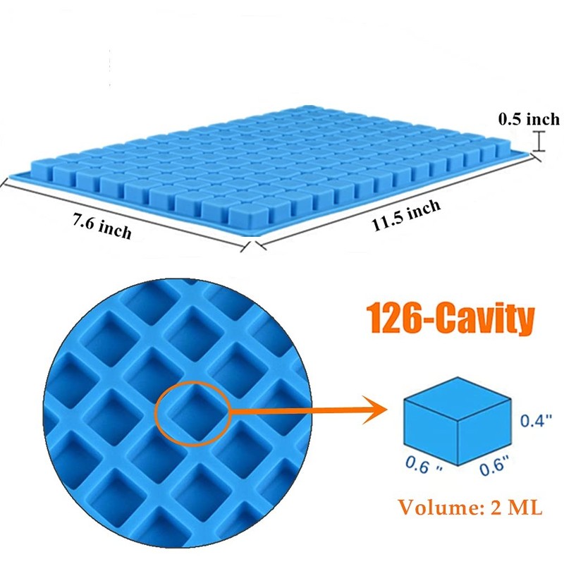 Square Candy Molds Silicone Molds for Hard Candy, Gummy, Caramels, Chocol gallery