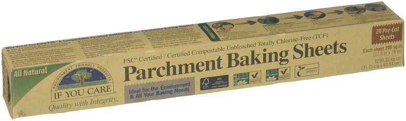 If You Care 24 Count Brown FSC Certified Parchment Baking Sheets