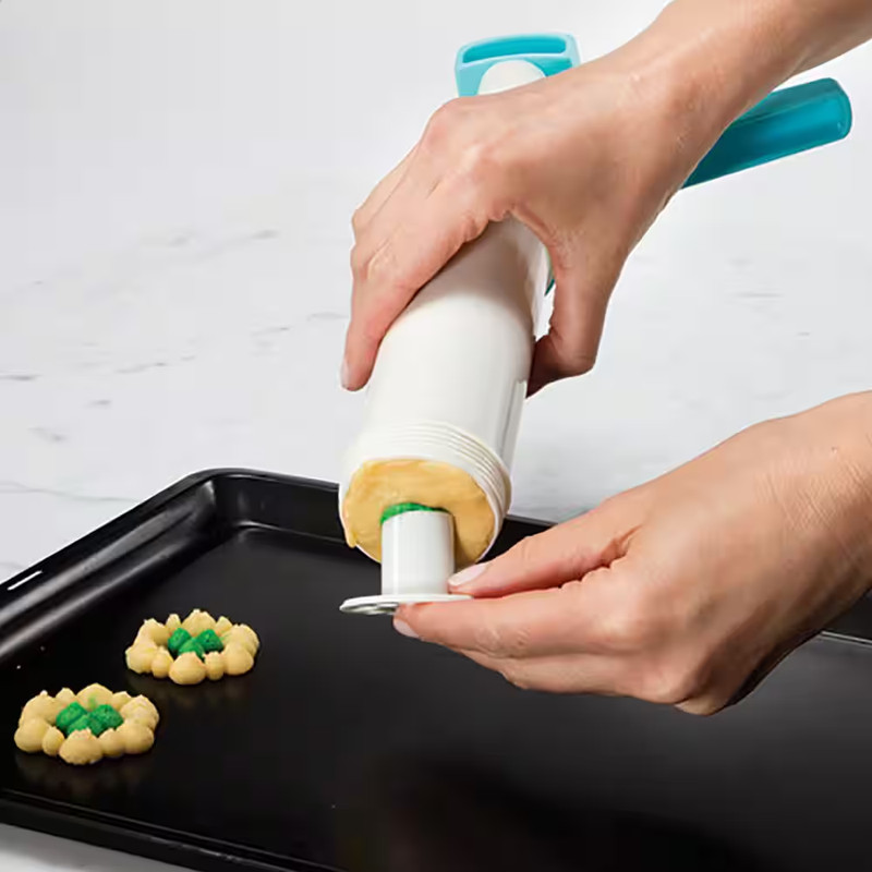 Hutzler 23-Piece Cookie Press and Decorating nozzles Food Decorator Set #3696 gallery