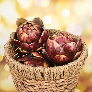 Artificial Artichokes, 3Pcs Small ple Red Simulat Artichoke Fake gallery
