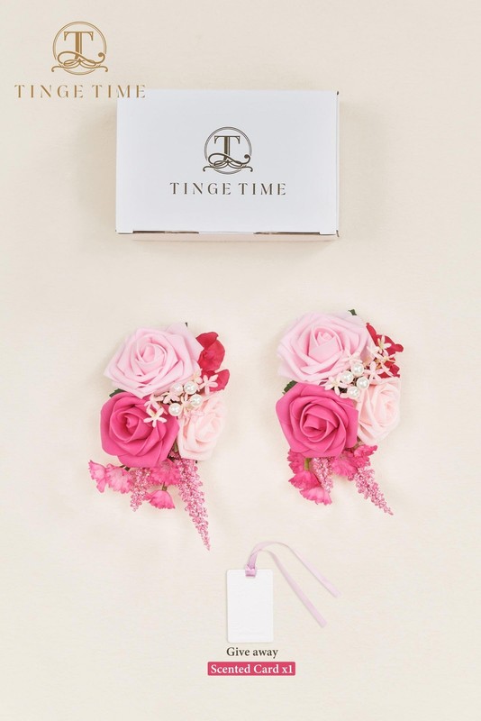 Tinge Time Artificial Shoulder Corsages Flowers Set Of 2 Mother Of The Bride gallery