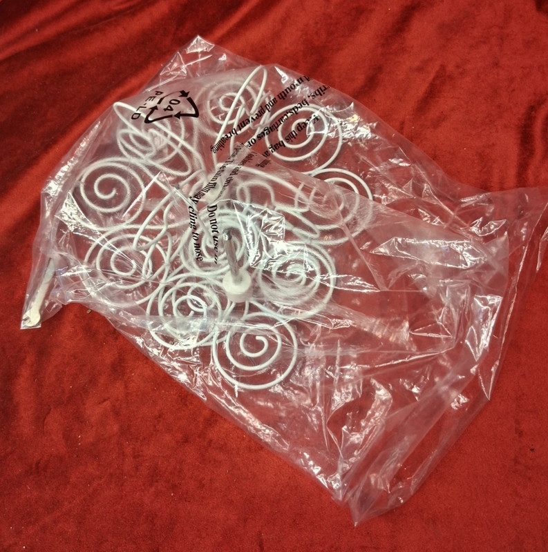 Wilton Cupcake and Treat Stand 3-Tier White Wire Display Holds 13 NIB 307-834 gallery