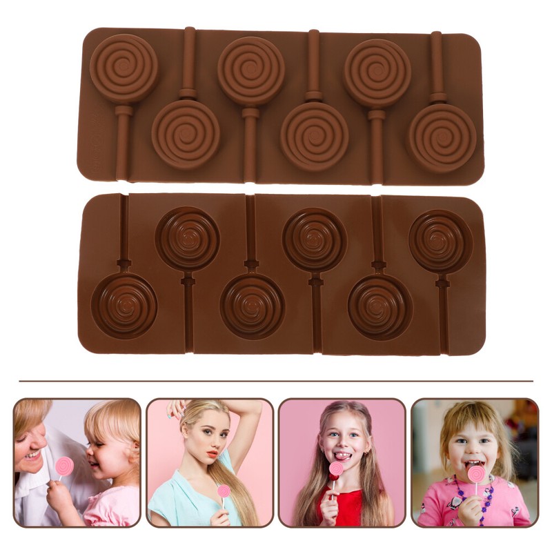2PCS Baking Molds Baking Bakery Lollipop Molds Baking Tool for Baking Canteen gallery