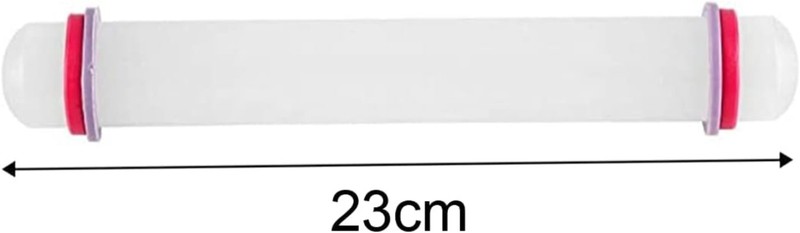 2 Pcs Adjustable Rolling Pin with Removable Rings Non Stick Fondant 9 Inch Ro... gallery
