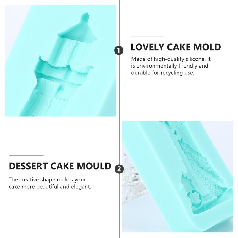 Silicone Cake Mold Lighthouse Shape Sugar Cake Mold Biscuits Mold Dessert Mold gallery