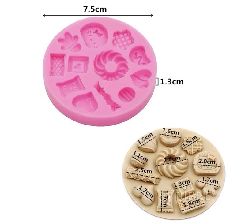 Silicone Sugarcraft Chocolate Molds Set of 6,Bee/Flower/Seashell/Starfish/ gallery