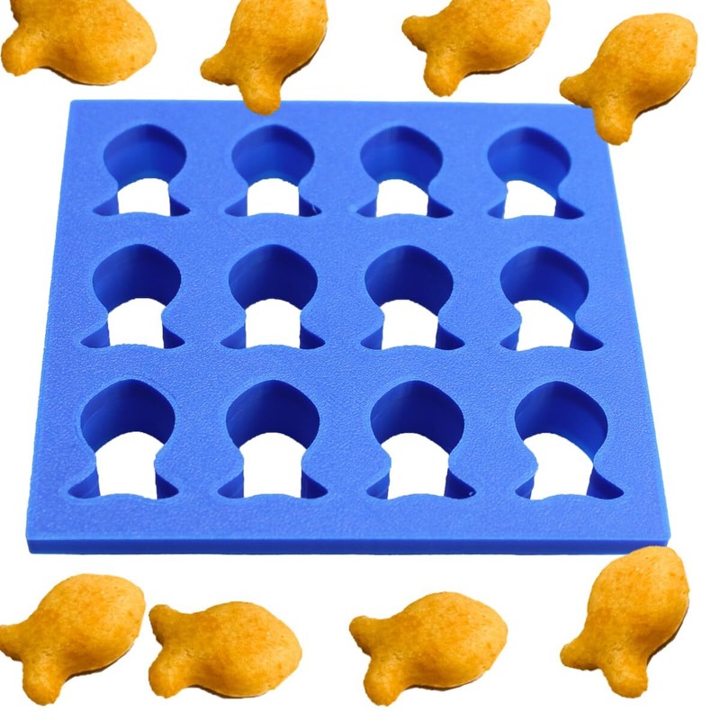 Mini Goldfish Cracker Cutter & Goldfish Cookie Cutter (12 x 1″ Goldfish cutter)