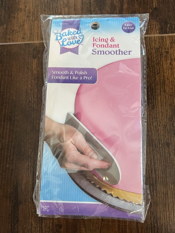 Fondant & Icing Decorating Smoother Polisher Tool Baked With Love Cake