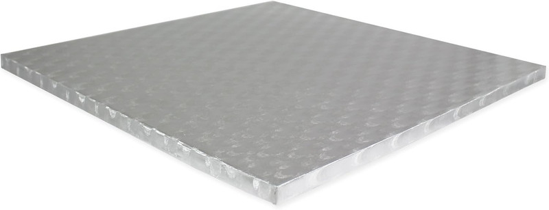 Square Cake Board 0.4 in Thick, 12-Inch, Silver gallery