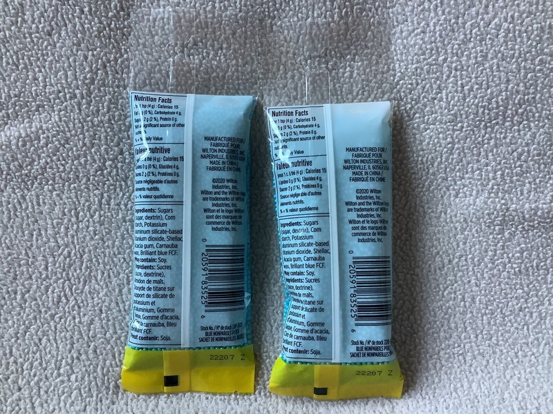 2x Wilton Blue Sprinkles Nonpareils Pouches - W7104087 - Ships Fresh from Canada gallery