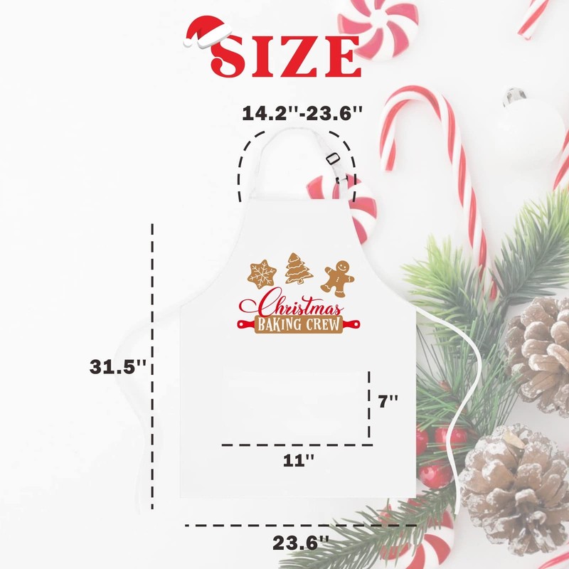 Funny Christmas Baking Apron for Women Men, Holiday Baking Gifts for Bakers, ... gallery