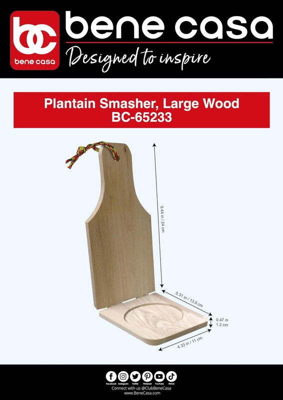 Wood Tostonera for Plantains, Large