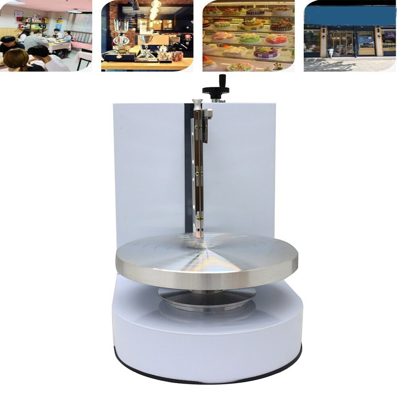 4-12'' Cake Cream Decorating Spreader Cake Cream Automatic Smearing Machine 110V gallery