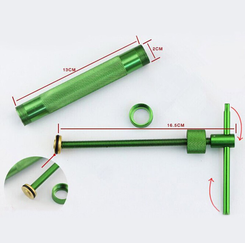 Green Clay Extruder Polymer Craft Gun Cake Sugarcraft Kit Tool W/20Discs gallery