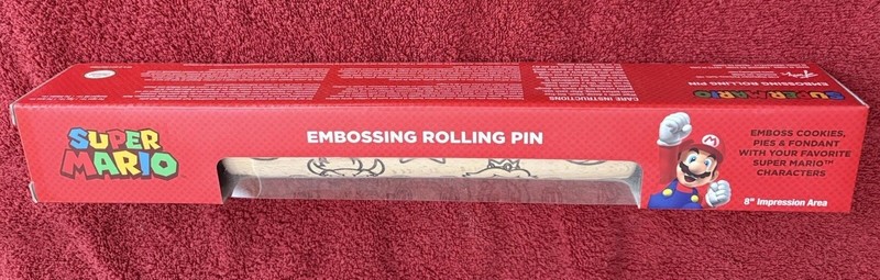 Super Mario Embossing Rolling Pin - NEW in Box Official Nintendo gallery