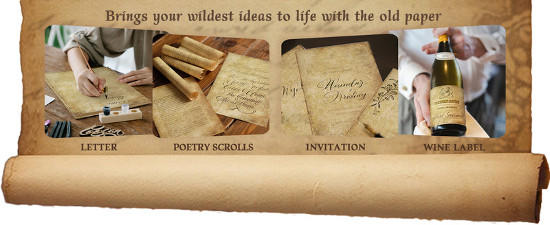Parchment Printer Paper 8.5 x 11 Vinta Paper, 100 Sheets Antique gallery