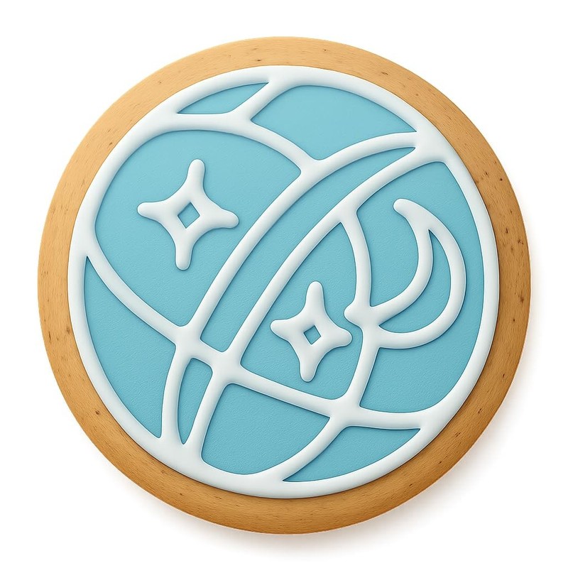 Celestial Sphere Cookie Cutter & Stamp, Fondant & Clay - 4x4 gallery
